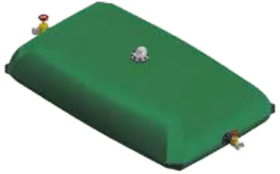 Depósito flexible para agua de 25 m³